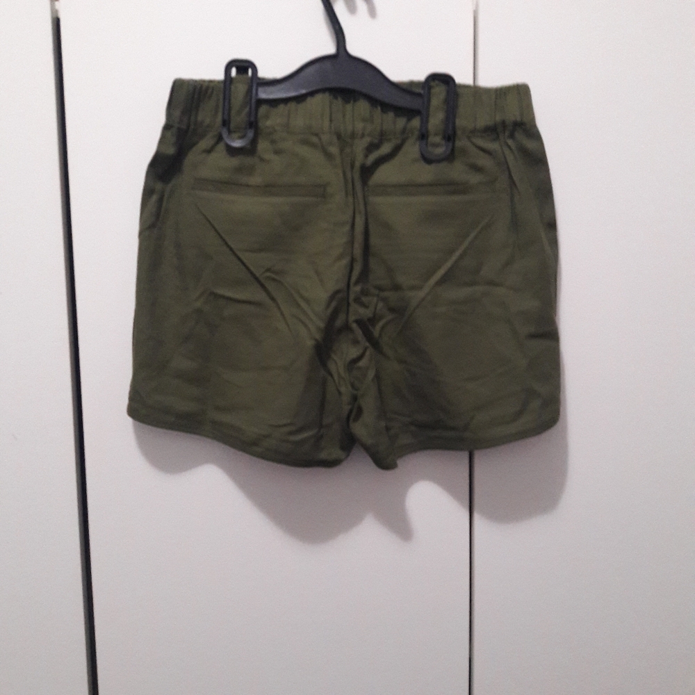 XS NWT Madewell Pull On Shorts Green - Picture 10 of 10
